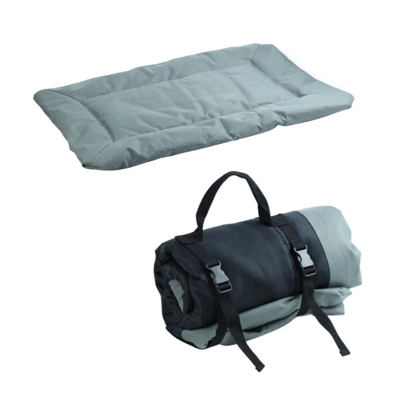 Portable Foldable Pet Heating Mat Anti-Slip Wear-Resistant Adjustable Overheating Protection for Outdoor Dog Cage Indoor Car Use