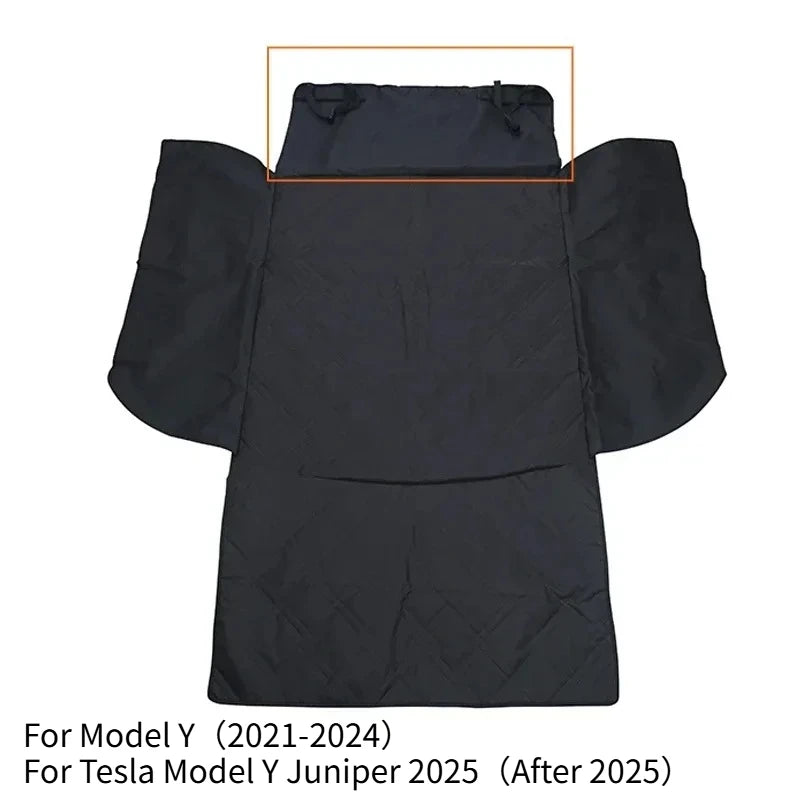 For Tesla Model Y Juniper 2025 Car Trunk Mats Rear Trunk Pet Mat Outdoor Travel Picnic Mat Cat and Dog Urine Mat Car Accessories