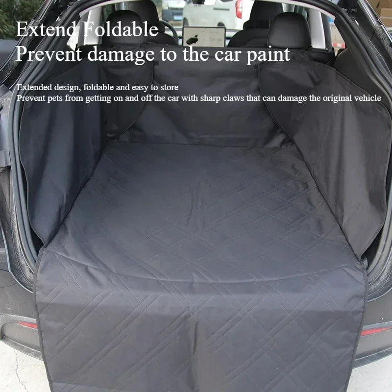 For Tesla Model Y Juniper 2025 Car Trunk Mats Rear Trunk Pet Mat Outdoor Travel Picnic Mat Cat and Dog Urine Mat Car Accessories